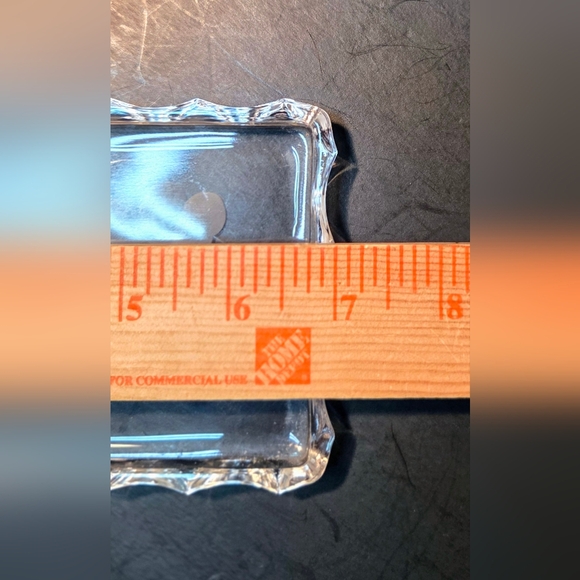 Princess House Crystal (Daisy) Trinket Dish Etched Vintage Pressed Glass Classic - Picture 4 of 5